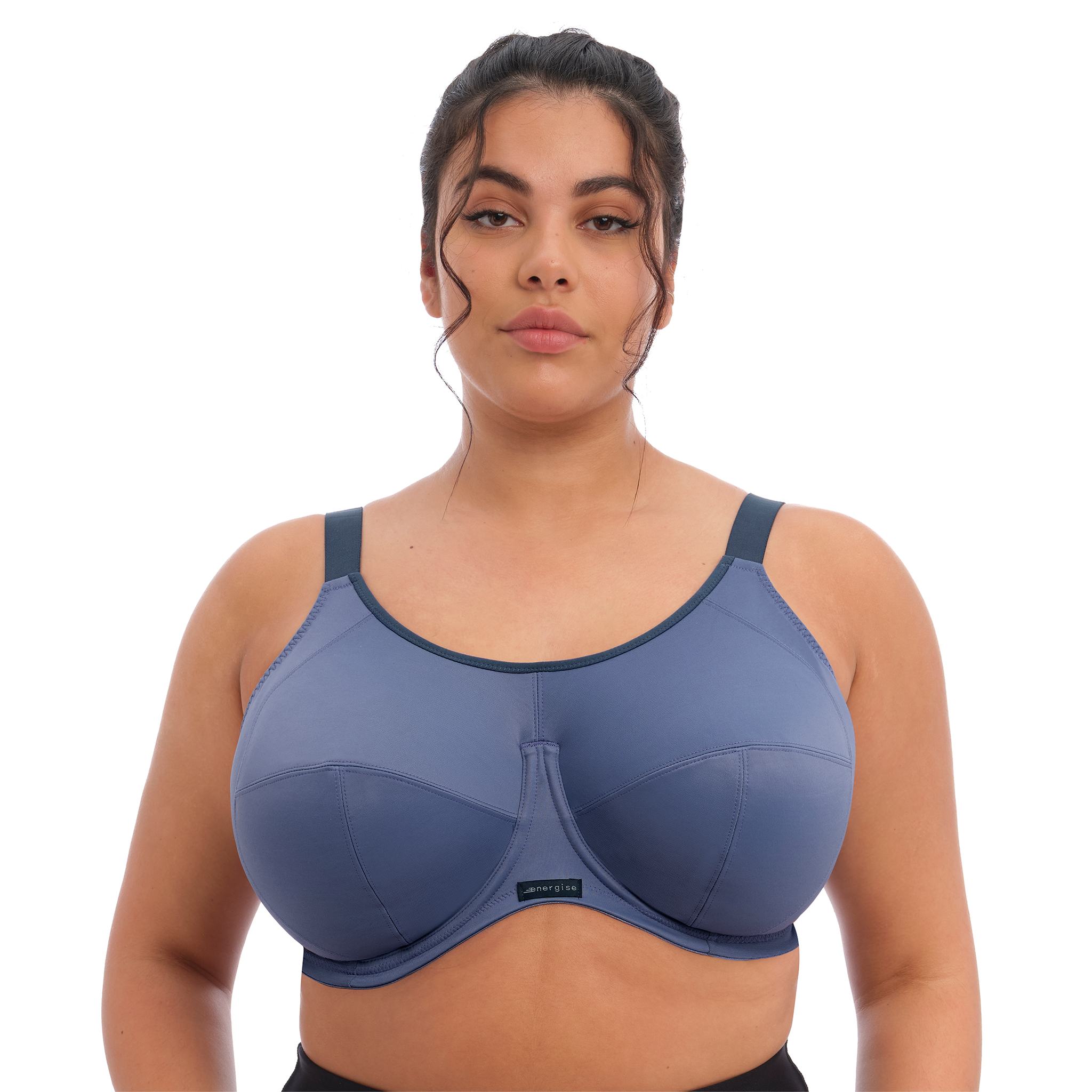 Elomi Womens Energise Underwire Sports Bra with J Hook, 36J, Nude