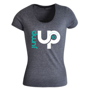 Open image in slideshow, JumpUp - Fashion Fit Ladies Tee
